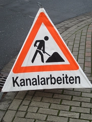 Kanalarbeiten im Flecken Delligsen&nbsp;&copy;&nbsp;Wasserverband Peine
