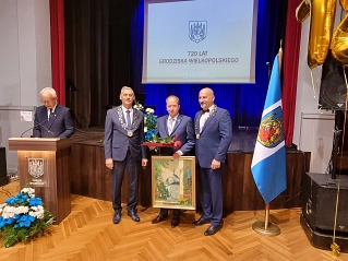 Grodzisk, 09.06.2023 Verleihung der Ehrenbürgerwürde der Stadt Grodzisk Wielkopolski am 09.06.2023 © Gemeinde Delligsen