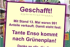 Tante Enso, Endstand 13.05.2026 Plakat Tante Enso, 13.05.2026